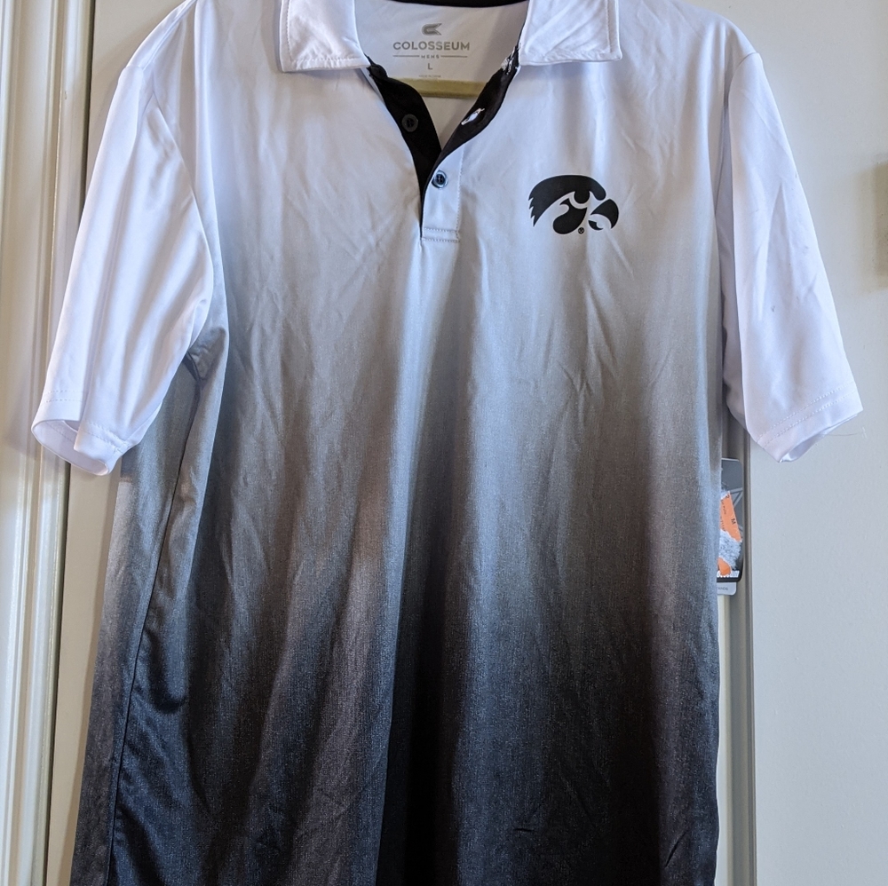 Iowa Hawkeyes Men's Polo Size L